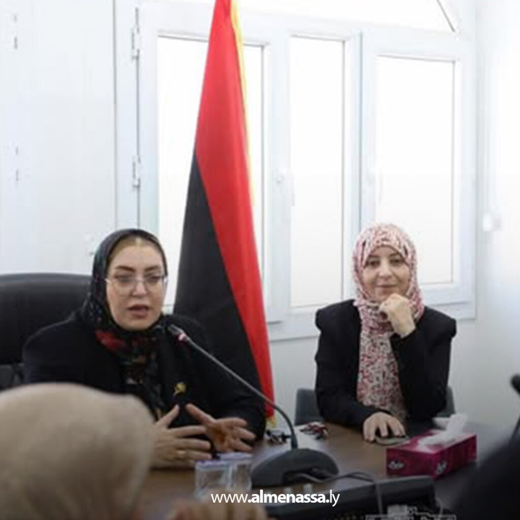 Extra1 115 وزيرة الدولة لشؤون المرأة تزور بلدية مصراتة وتتفقد الفرع البلدي تاورغاء