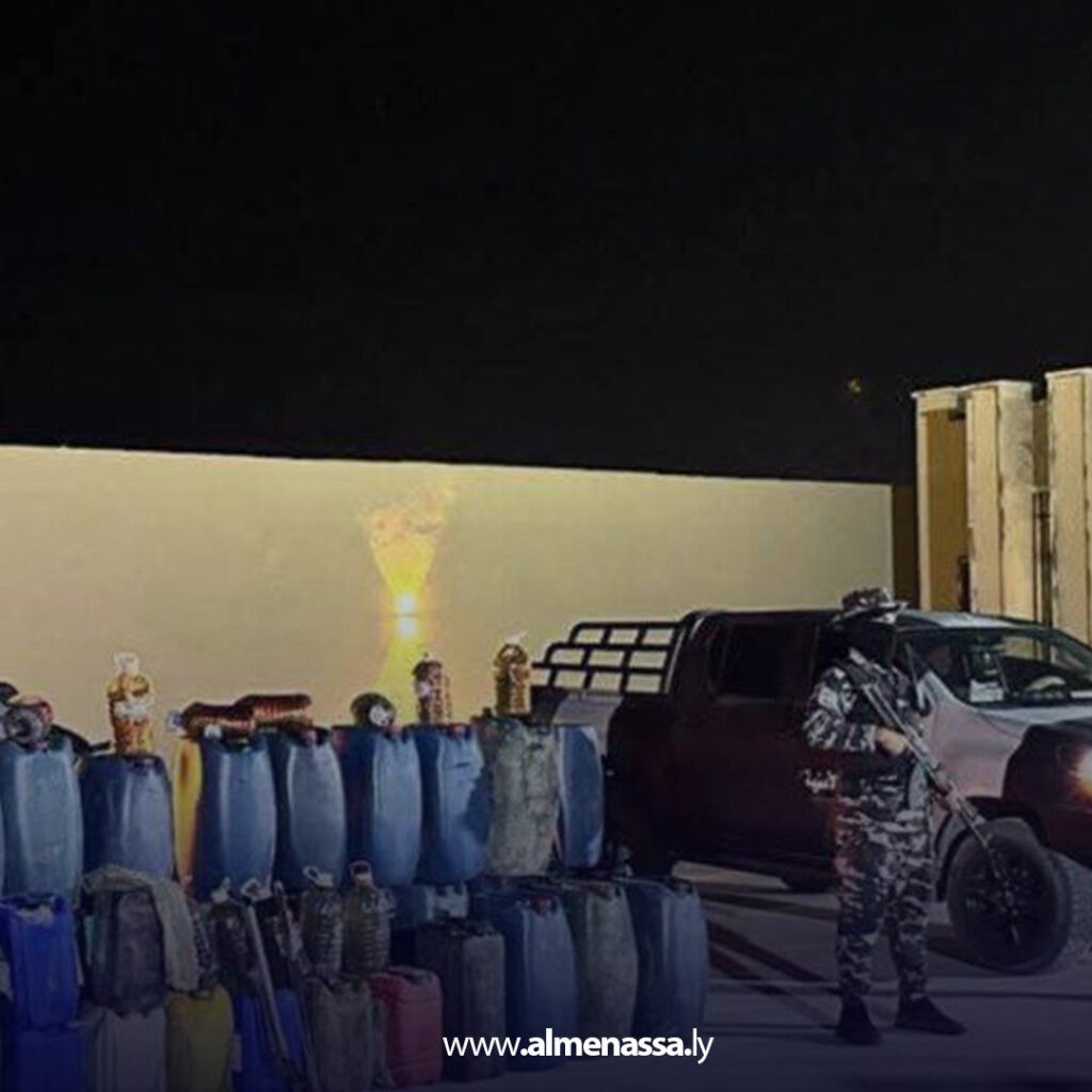 Extra1 117 عملية أمنية نوعية تكشف مخزن وقود وأسلحة في ضواحي إجدابيا