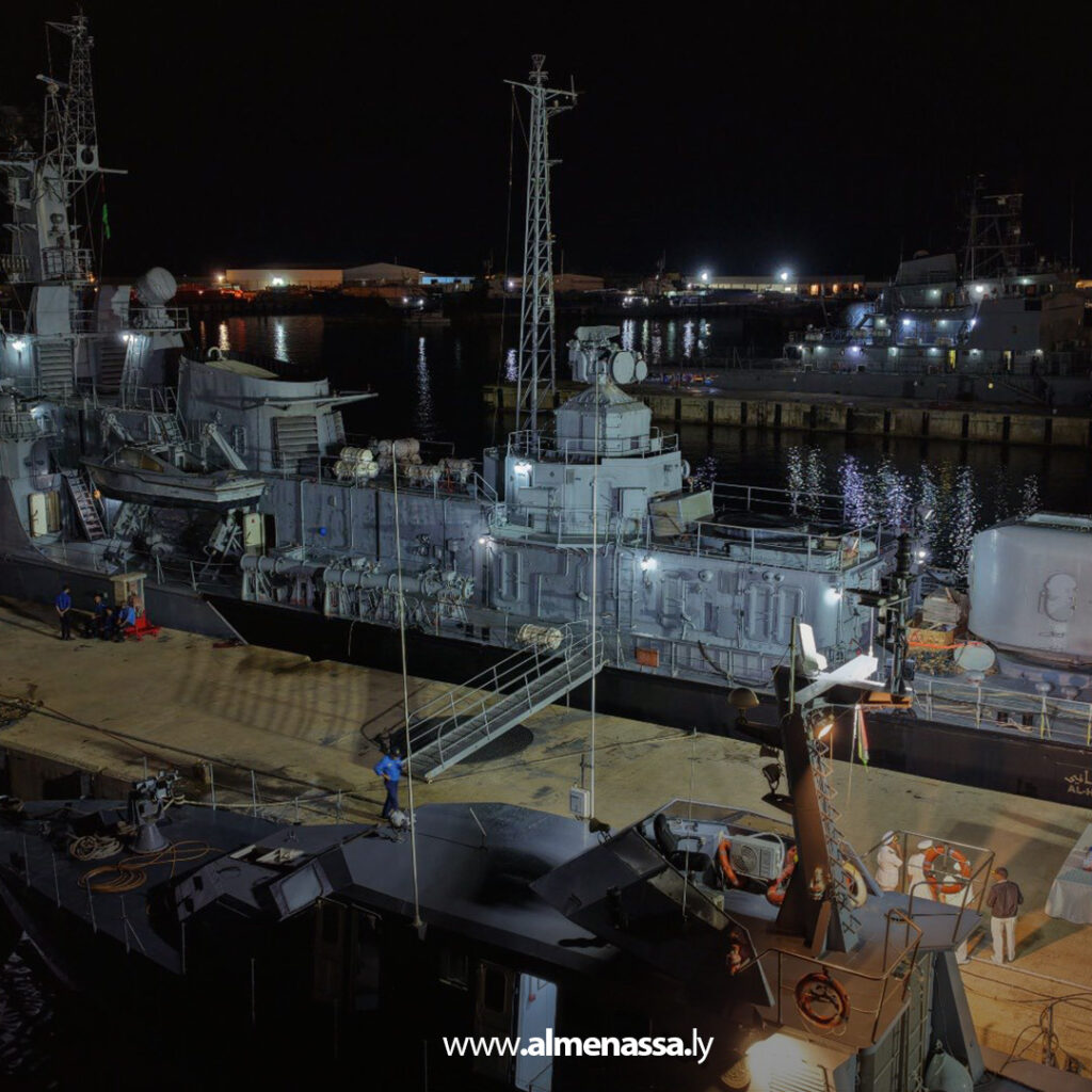 Extra1 119 الفرقاطة "الهاني" تعود إلى ليبيا وتنضم مجددًا إلى أسطول القوات البحرية بعد سنوات من الجدل والإصلاحات