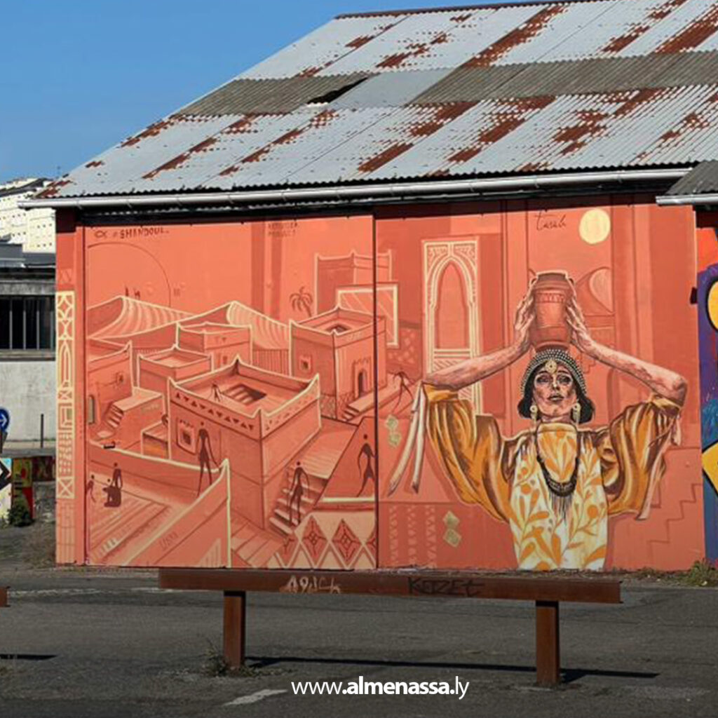 Extra1 141 فنان ليبي يجسد جمال الصحراء على جدران فرنسا.. محمد شندول يروي قصة ليبيا بأسلوب معاصر