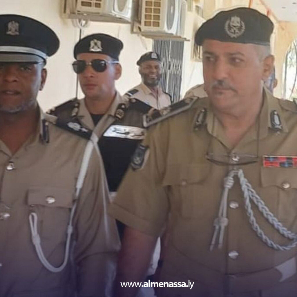 Extra1 16 زيارة مفاجئة لمدير أمن المنافذ إلى مطار سبها للتأكيد على الجاهزية قبل احتفالية الشرطة