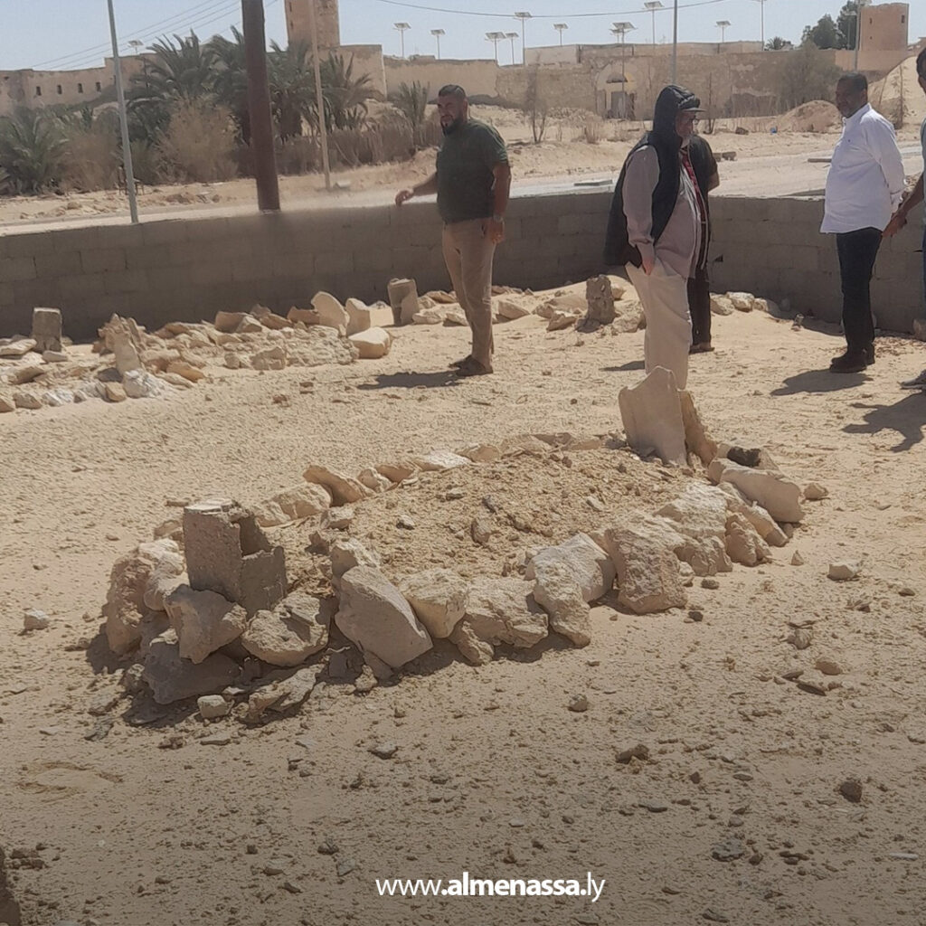 Extra1 20 الاتفاق على نقل رفات مقبرة بالجغبوب لتسهيل تنفيذ أحد مشاريع التنمية