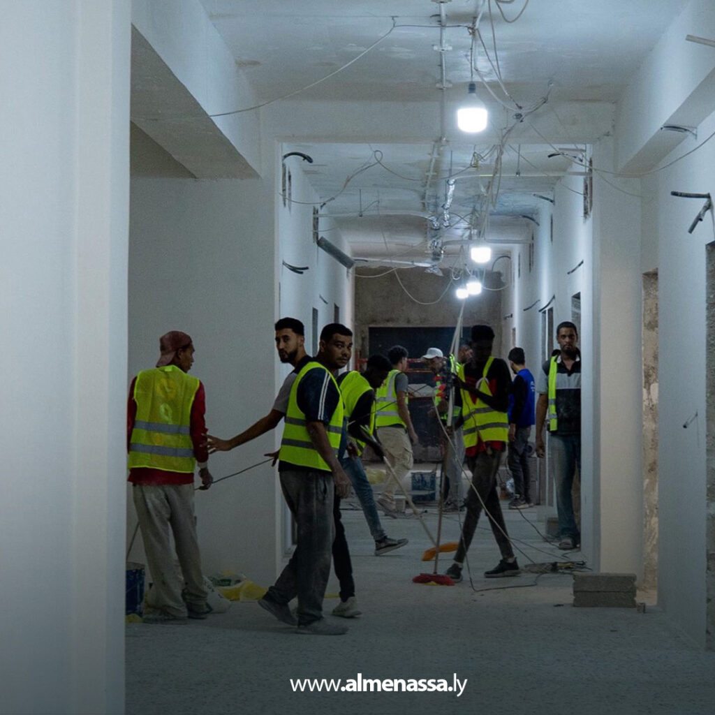 Extra1 5 جولة ميدانية لمتابعة أعمال صيانة وتطوير مستشفى الجلاء ببنغازي