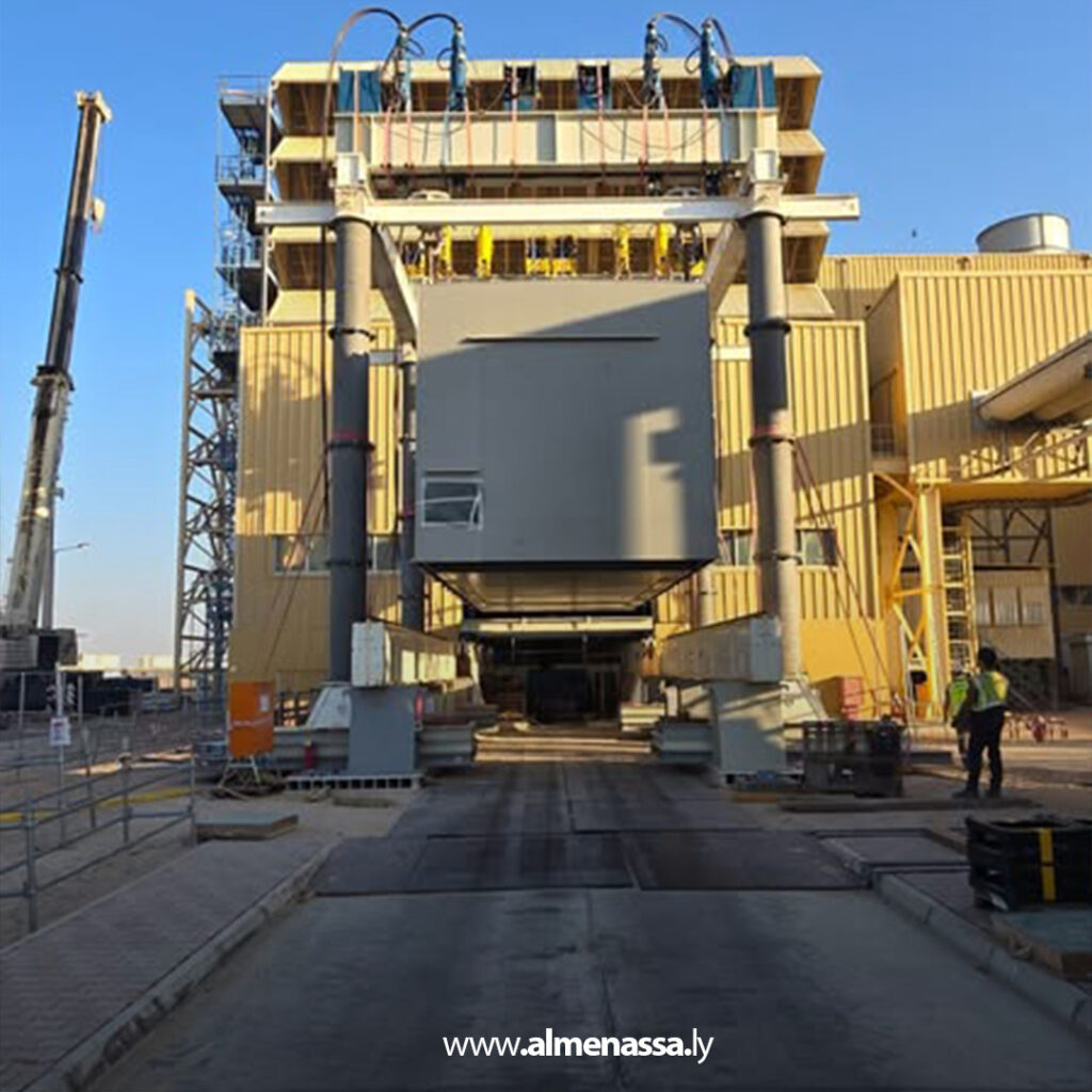 Extra1 51 استمرار أعمال العمرة الجسيمة للوحدة الغازية الثالثة بمحطة كهرباء السرير