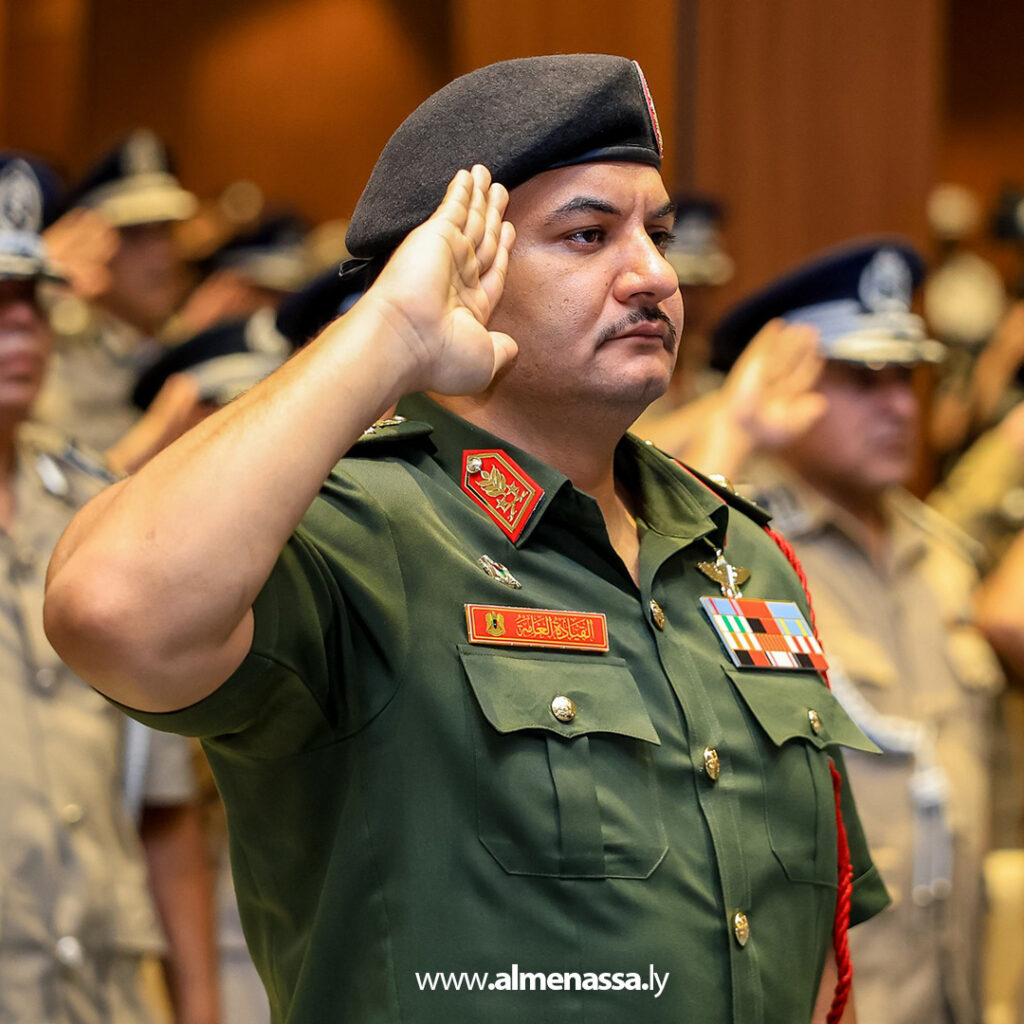 Extra11 18 نائب القائد العام يشارك في احتفال سبها بالذكرى 61 لتأسيس الشرطة الليبية ويؤكد دعم القوات المسلحة لتطويرها