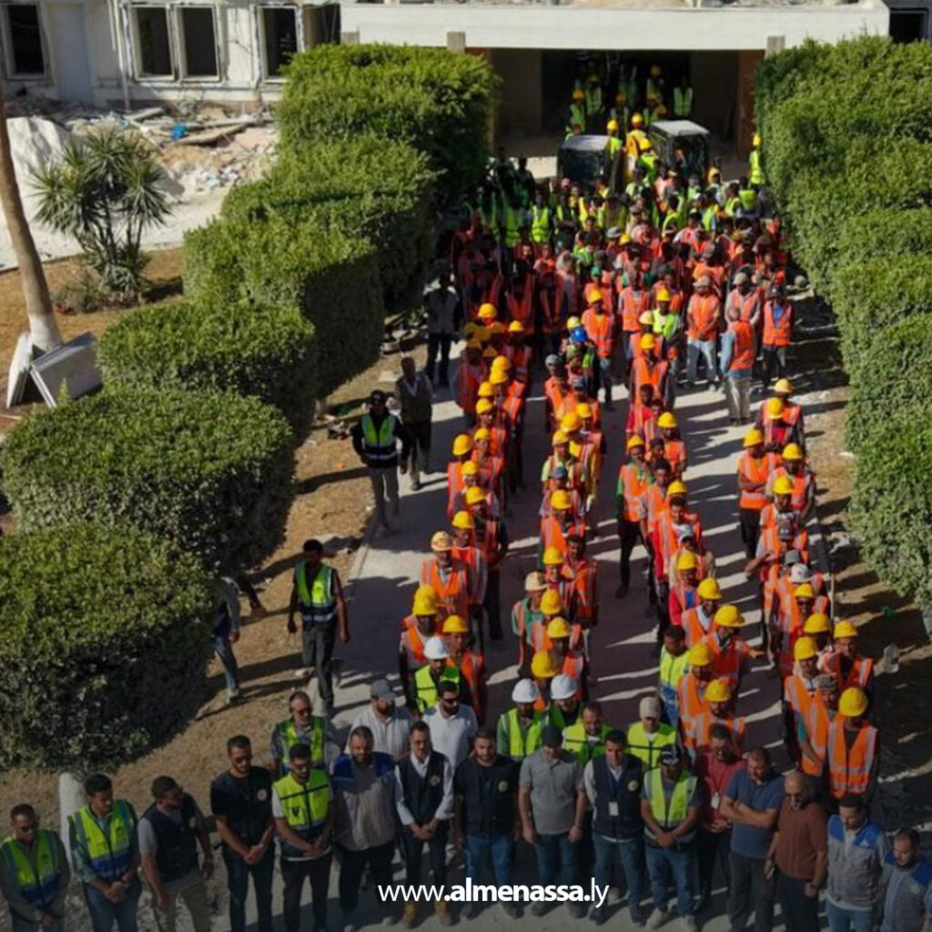 Extra11 5 جولة ميدانية لمتابعة أعمال صيانة وتطوير مستشفى الجلاء ببنغازي