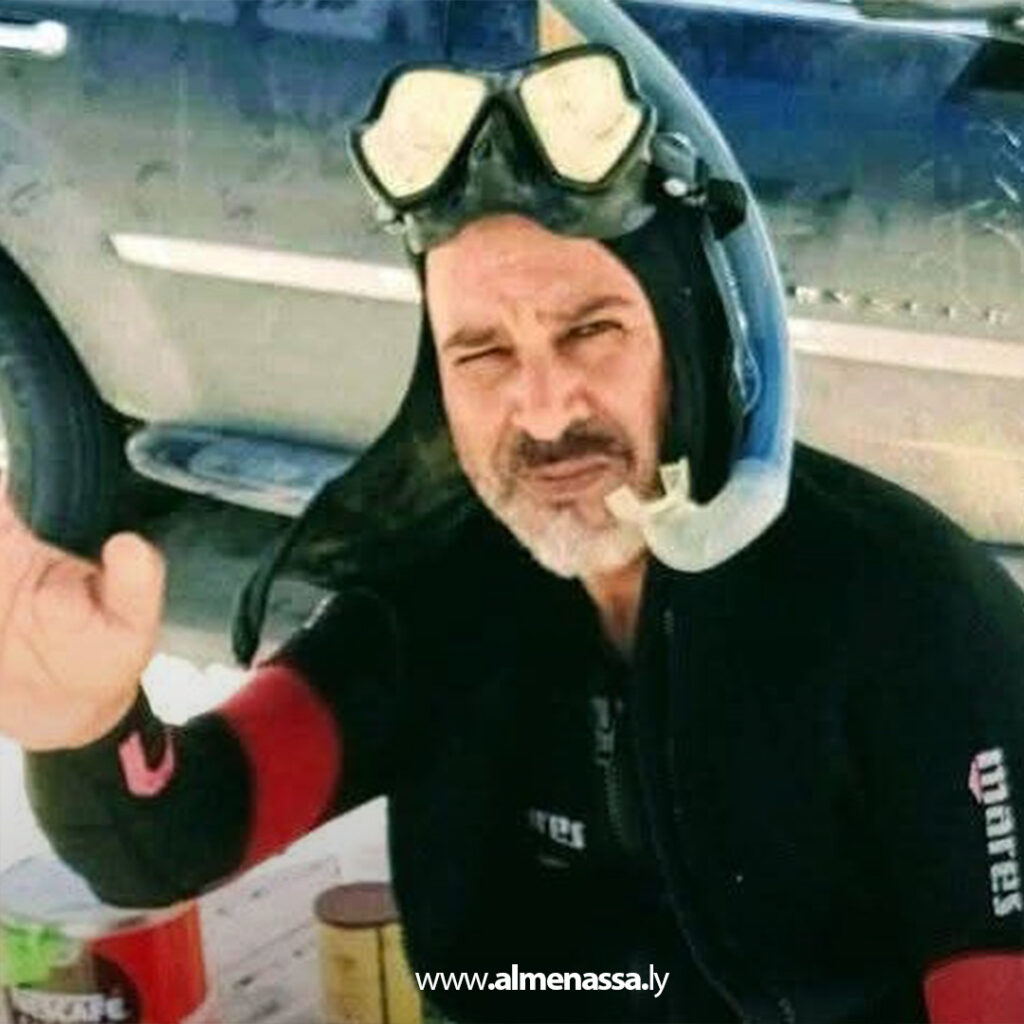 Extra111 45 بعد أربعة أيام من البحث.. العثور على جثمان الغطاس المفقود فرج المجريسي