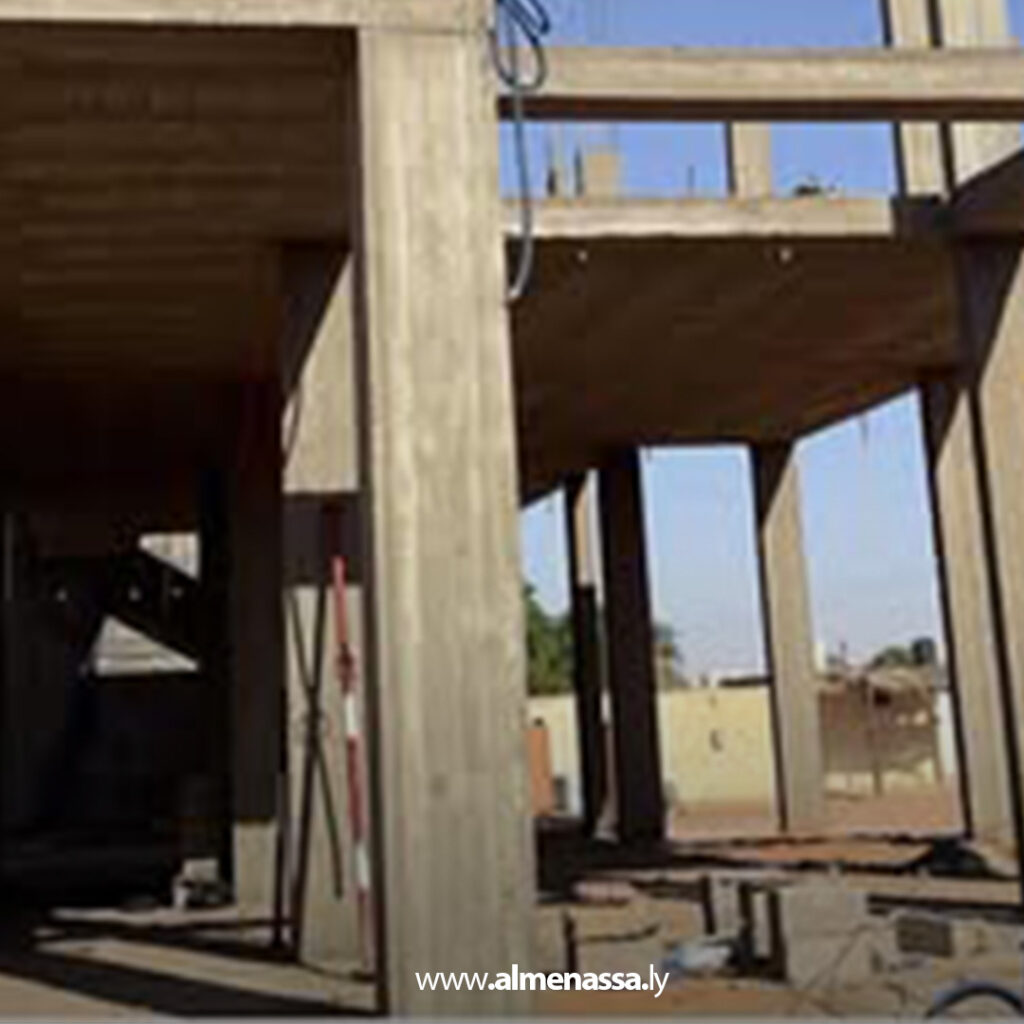 Extra1111 15 نهاية العام يكتمل مشروع مبنى إداري حديث بمستشفى الهواري بالكفرة