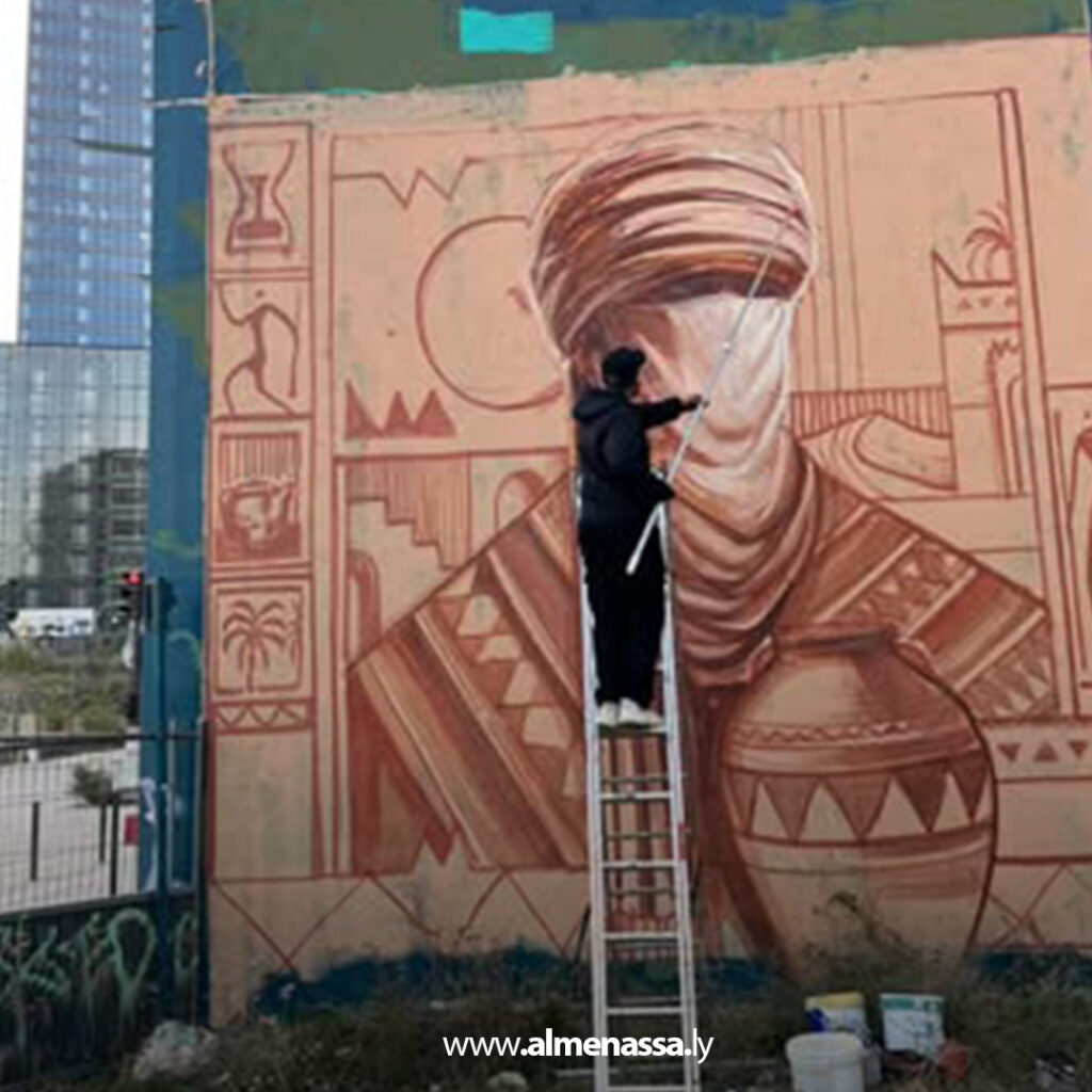 Extra1111 45 فنان ليبي يجسد جمال الصحراء على جدران فرنسا.. محمد شندول يروي قصة ليبيا بأسلوب معاصر