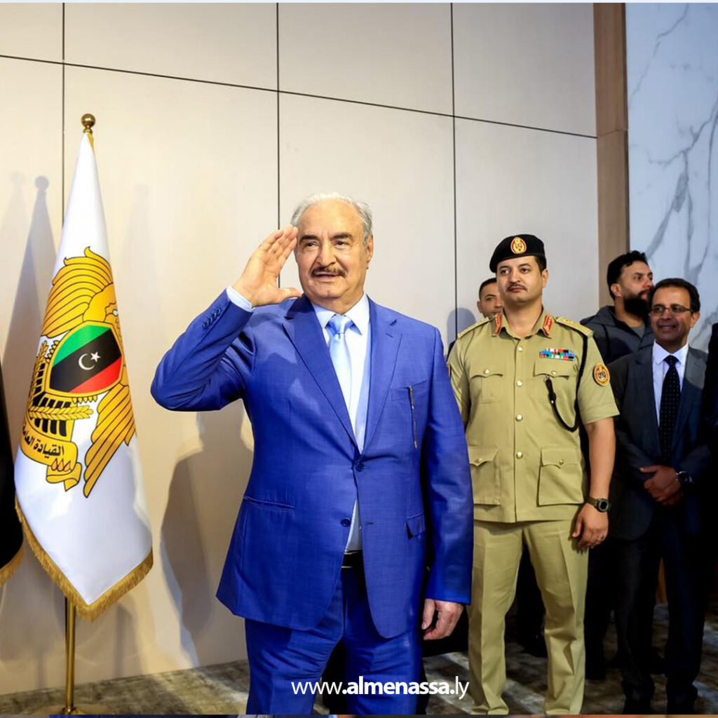 Extra11111 17 القائد العام يلتقي مشايخ وأعيان فزان لبحث سُبل المصالحة الوطنية ورسم خارطة طريق للأزمة الليبية