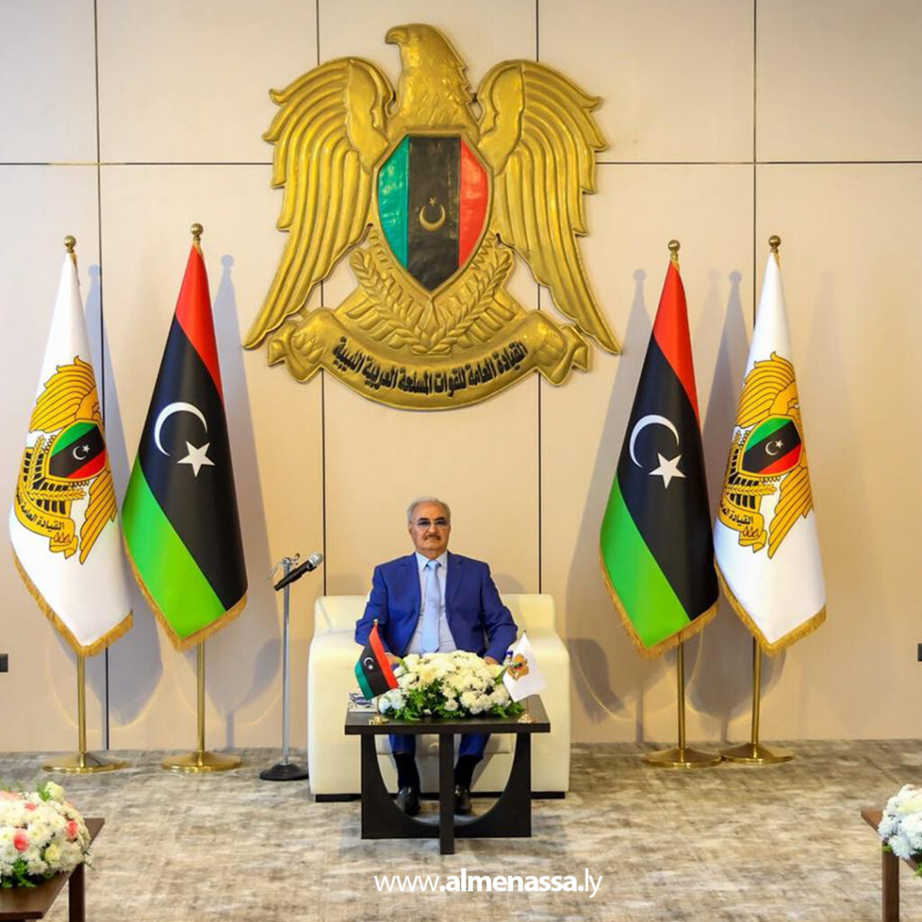 Extra11111111111111111 1 القائد العام يلتقي مشايخ وأعيان فزان لبحث سُبل المصالحة الوطنية ورسم خارطة طريق للأزمة الليبية