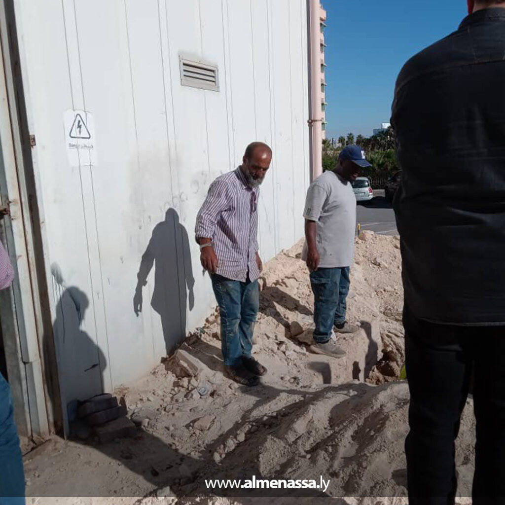 Extra4 10 الانتهاء من إدخال كوابل الجهد 30 ك.ف بمحطة وسط بنغازي ضمن مشروع دعم الشبكة الكهربائية