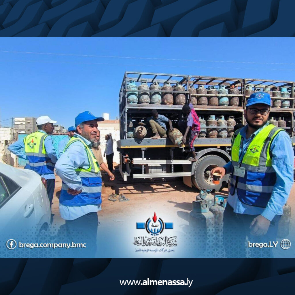 Extra4 17 وصول شحنة جديدة من أسطوانات الغاز إلى سبها