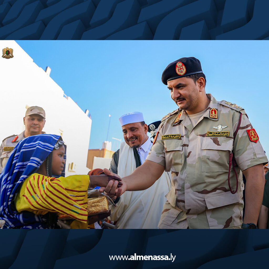 Extra5 19 في محطة جديدة من رحلة الوفاء.. نائب القائد العام يعلن من الجفرة انطلاق مشاريع الإعمار والتنمية