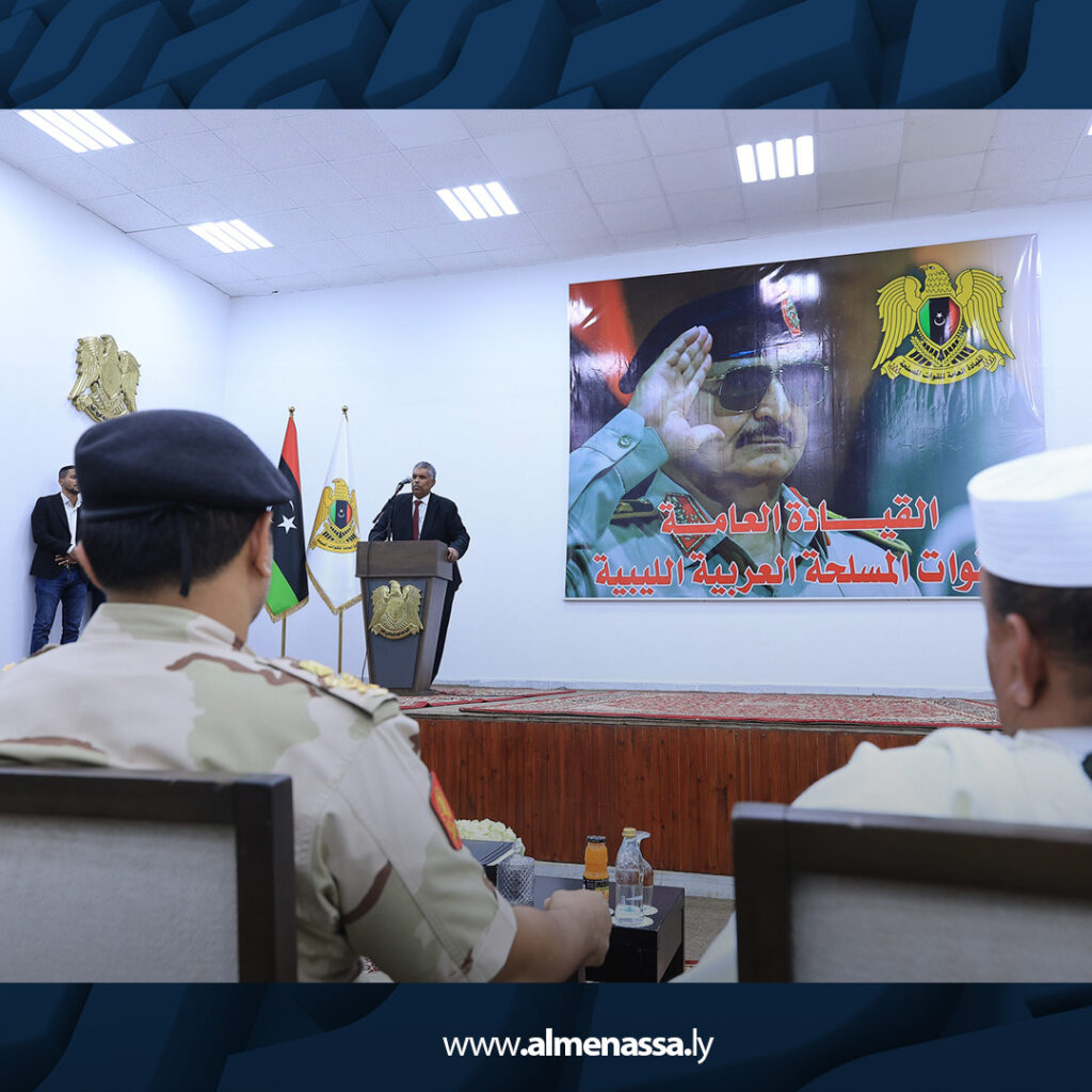 Extra9 5 في محطة جديدة من رحلة الوفاء.. نائب القائد العام يعلن من الجفرة انطلاق مشاريع الإعمار والتنمية