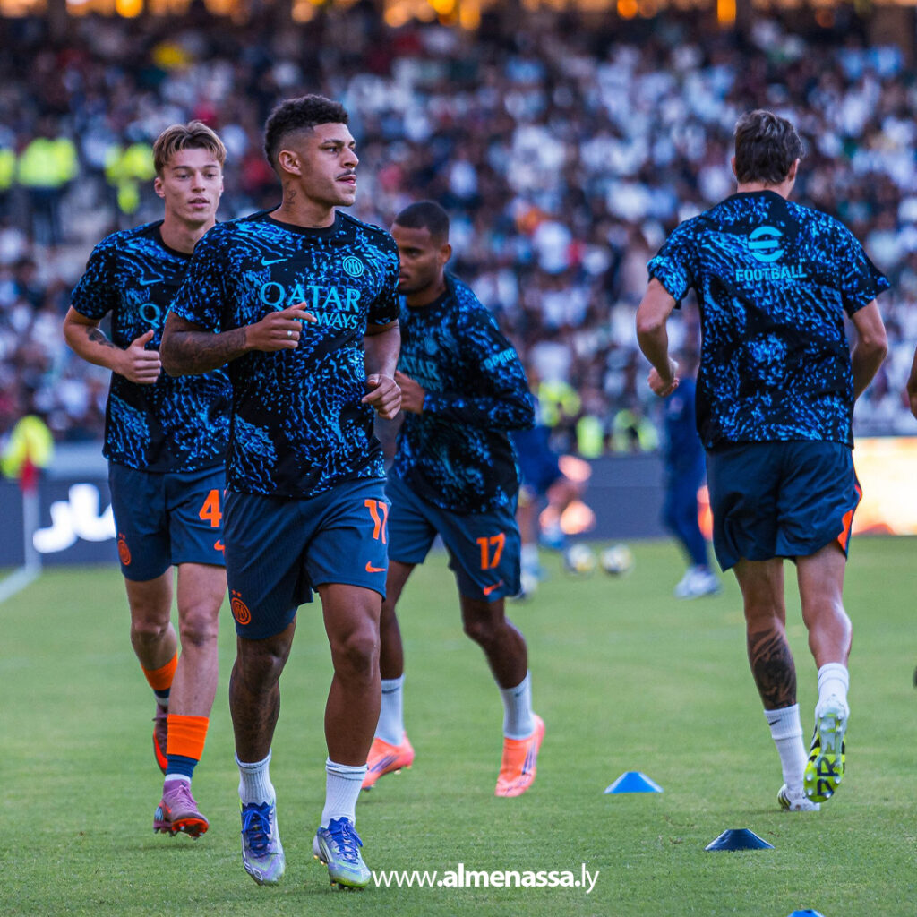 Extra 23 انطلاق مواجهة إنتر ميلان وأتلتيكو على ملعب بنغازي للظفر بـ“كأس الإعمار”