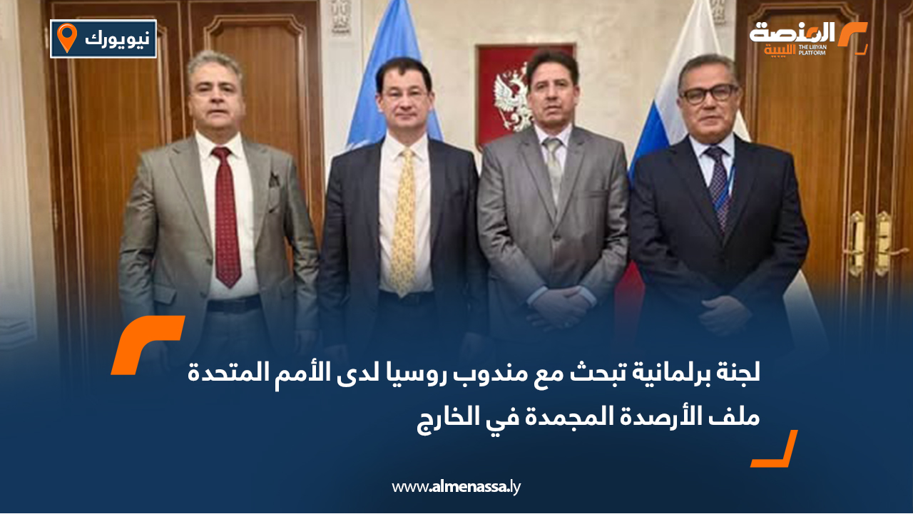 لجنة برلمانية تبحث مع مندوب روسيا لدى الأمم المتحدة ملف الأرصدة المجمدة في الخارج