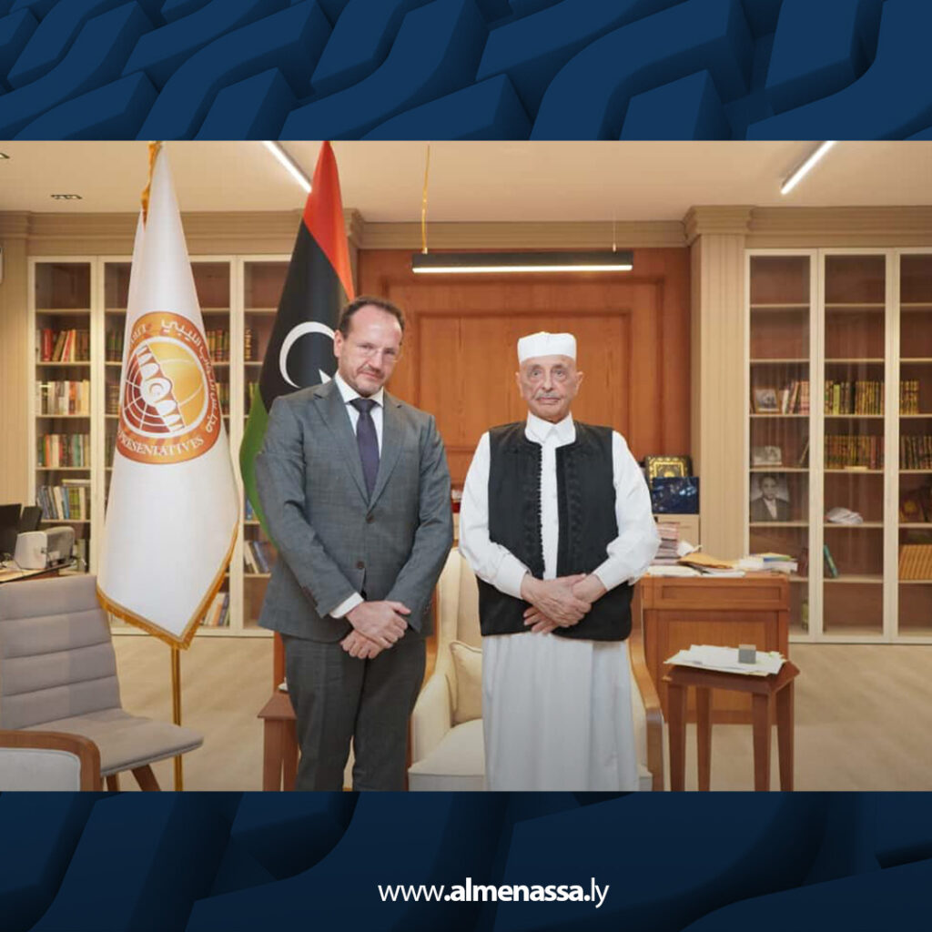 extra Recovered2 1 المستشار عقيلة صالح يبحث مع القنصل اليوناني المستجدات السياسية وتعزيز العلاقات الثنائية