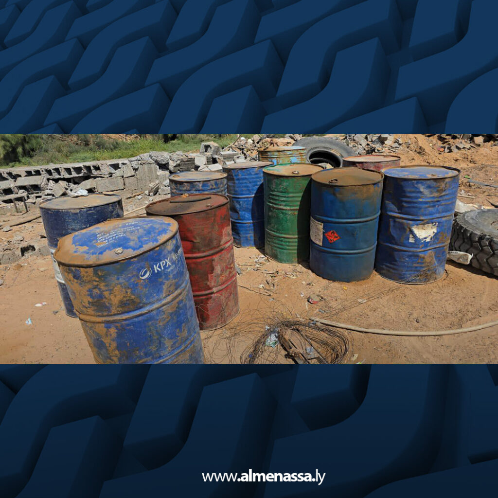 extra Recovered3 25 لجنة إعادة تنظيم المدن تضبط 60 ألف لتر محروقات وتغلق موقع تهريب في سبها