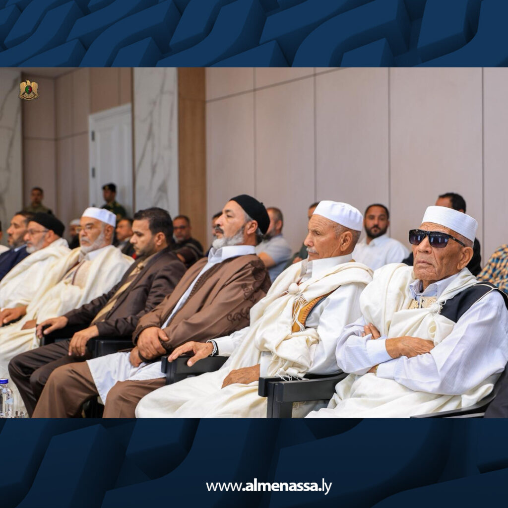 04 مشايخ وحكماء الزنتان يشيدون بدور الفريق ركن باسم البوعيشي في إعمار المدينة