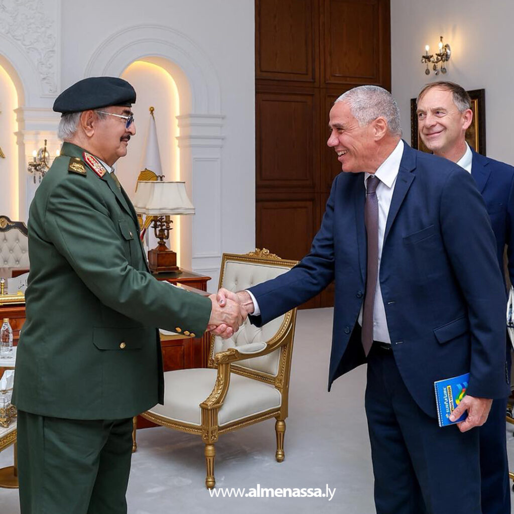 Extra 01 5 القائد العام يستقبل المبعوث الألماني ويشيد بدور ألمانيا في دعم الجهود الرامية إلى الدفع بالعملية السياسية في ليبيا