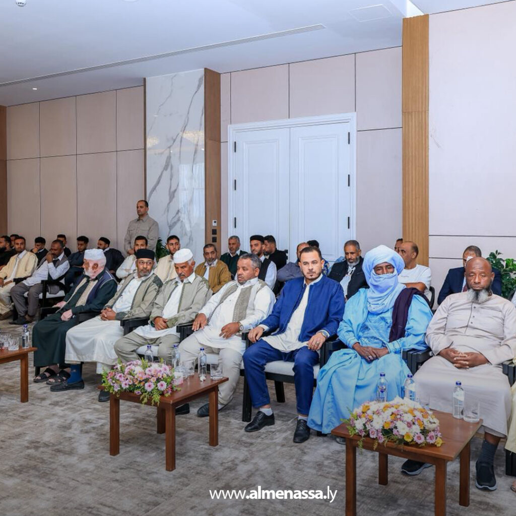 Extra 1.jpg1111111111111111111 1 القائد العام يستقبل أعيان الساحل الغربي ويؤكد أن إصلاح الدولة لن يتحقق إلاّ بقرار شعبي يضع حداً لمسارات العبث