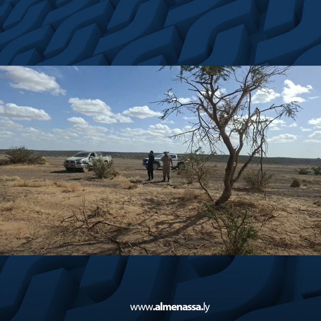 Extra 103.jpg2 103 الشرطة الزراعية الجفرة تضبط مخالفين بقطع الأشجار والرعي الجائر في محمية الهروج