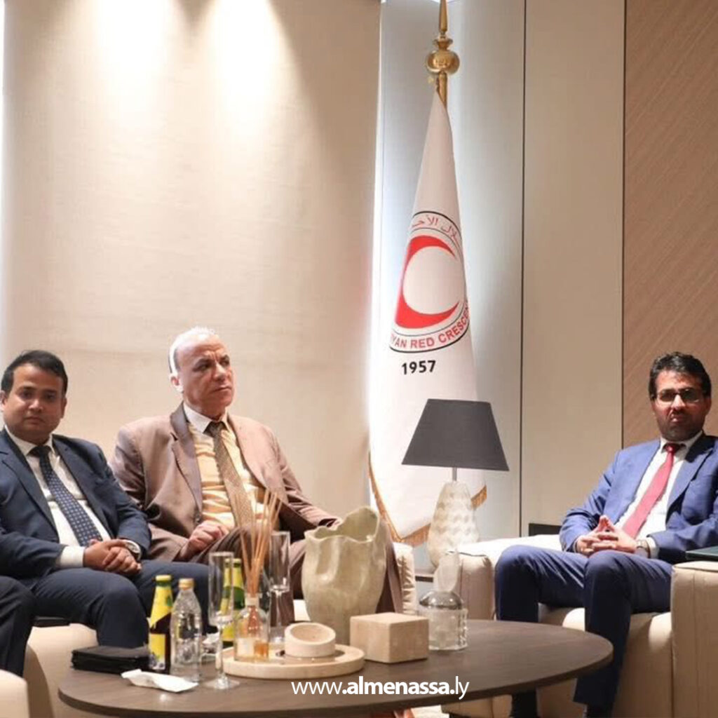 Extra 127 الهلال الأحمر الليبي يبحث مع سفير بنغلاديش دعم المواطنين البنغلاديشي ويشيد بجهود الإنقاذ