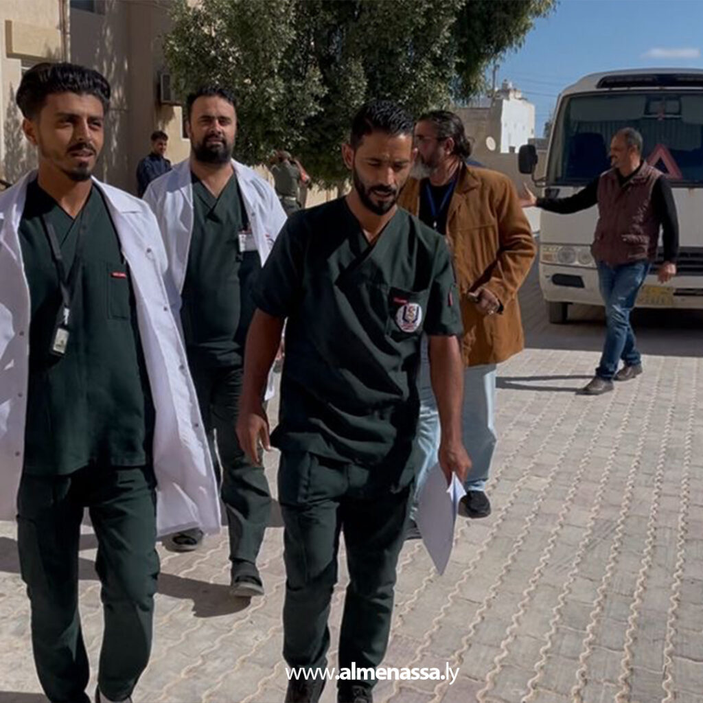 Extra 162 قافلة طبية تصل مستشفى أمساعد العام لدعم الخدمات الصحية في المناطق الحدودية