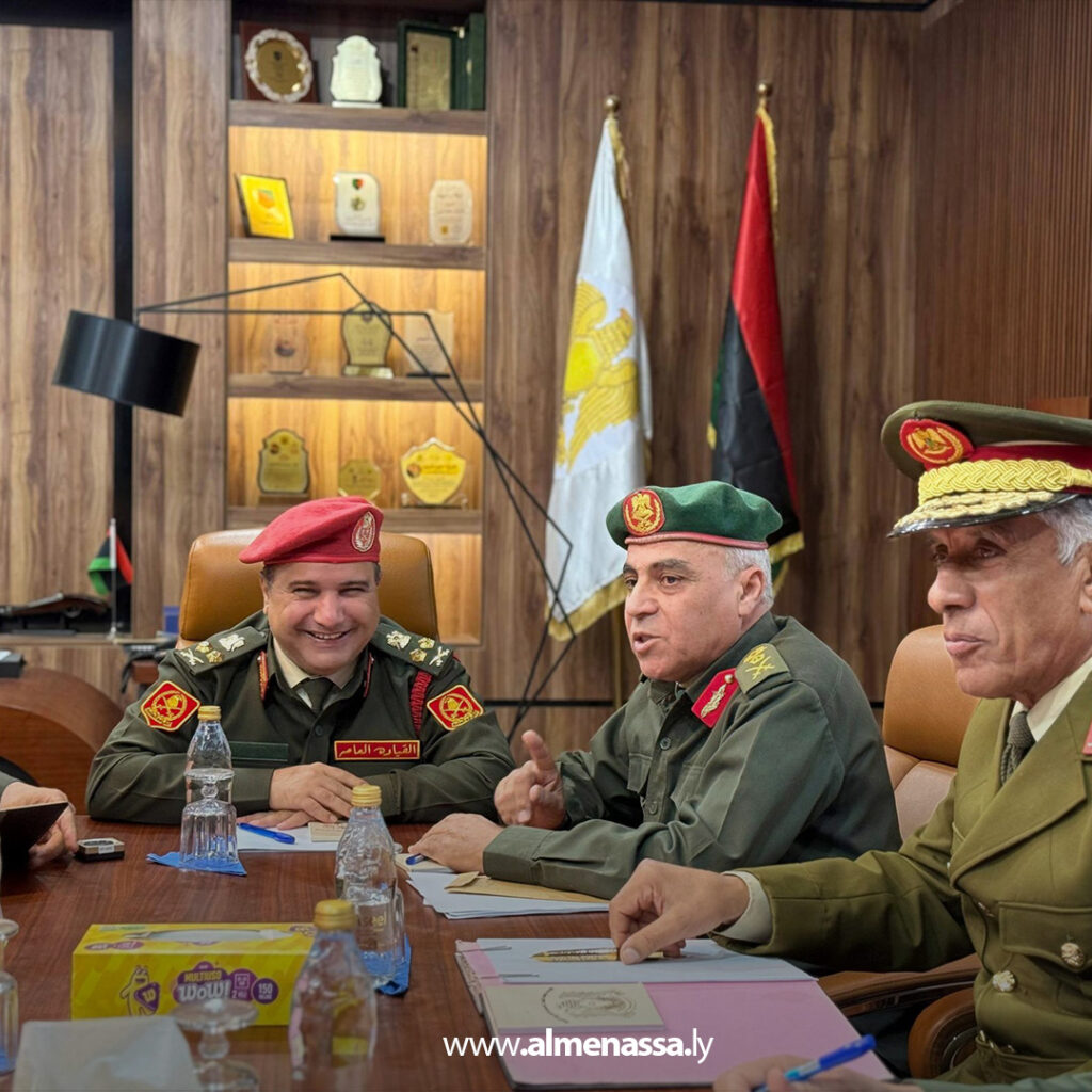 Extra 180 اجتماع موسّع يبحث تطوير الكفاءة العسكرية لمنتسبي القوات الليبية في الأردن عام 2025