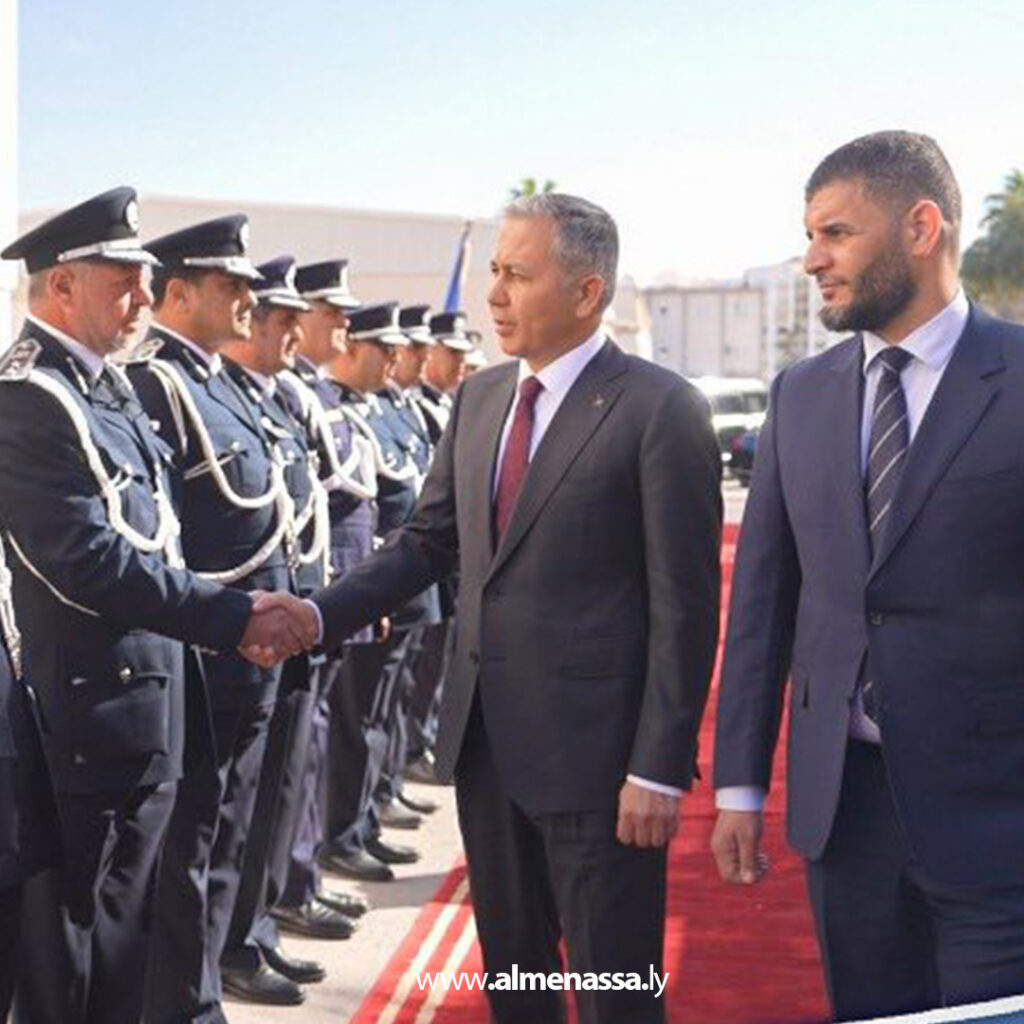 Extra 203 وزير الداخلية يستقبل نظيره التركي في طرابلس