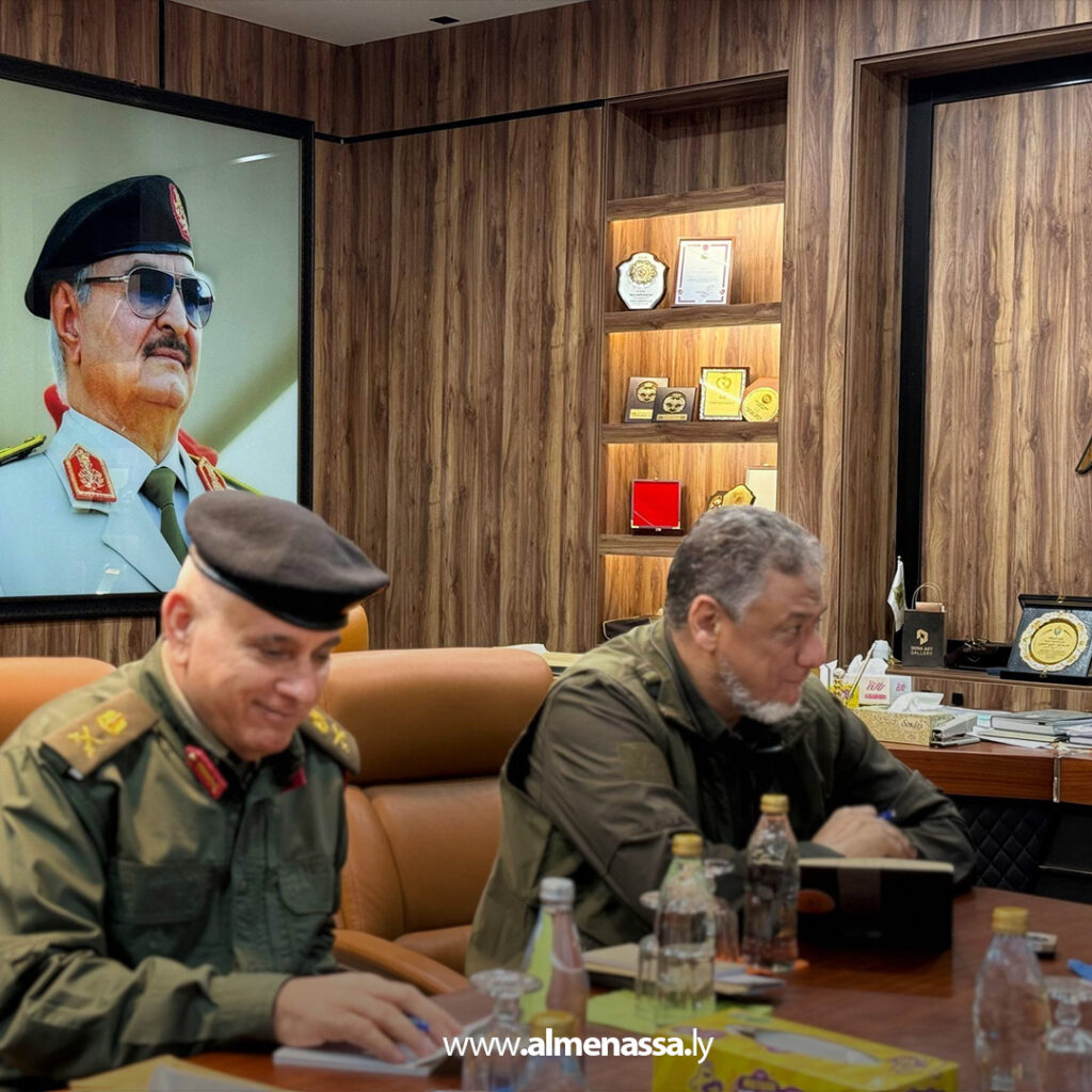 Extra 22.jpg111 22 اجتماع موسّع يبحث تطوير الكفاءة العسكرية لمنتسبي القوات الليبية في الأردن عام 2025