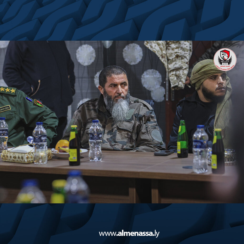 Extra 251 قوة مكافحة الإرهاب تعقد اجتماع لمتابعة العمليات العسكرية في ترهونة