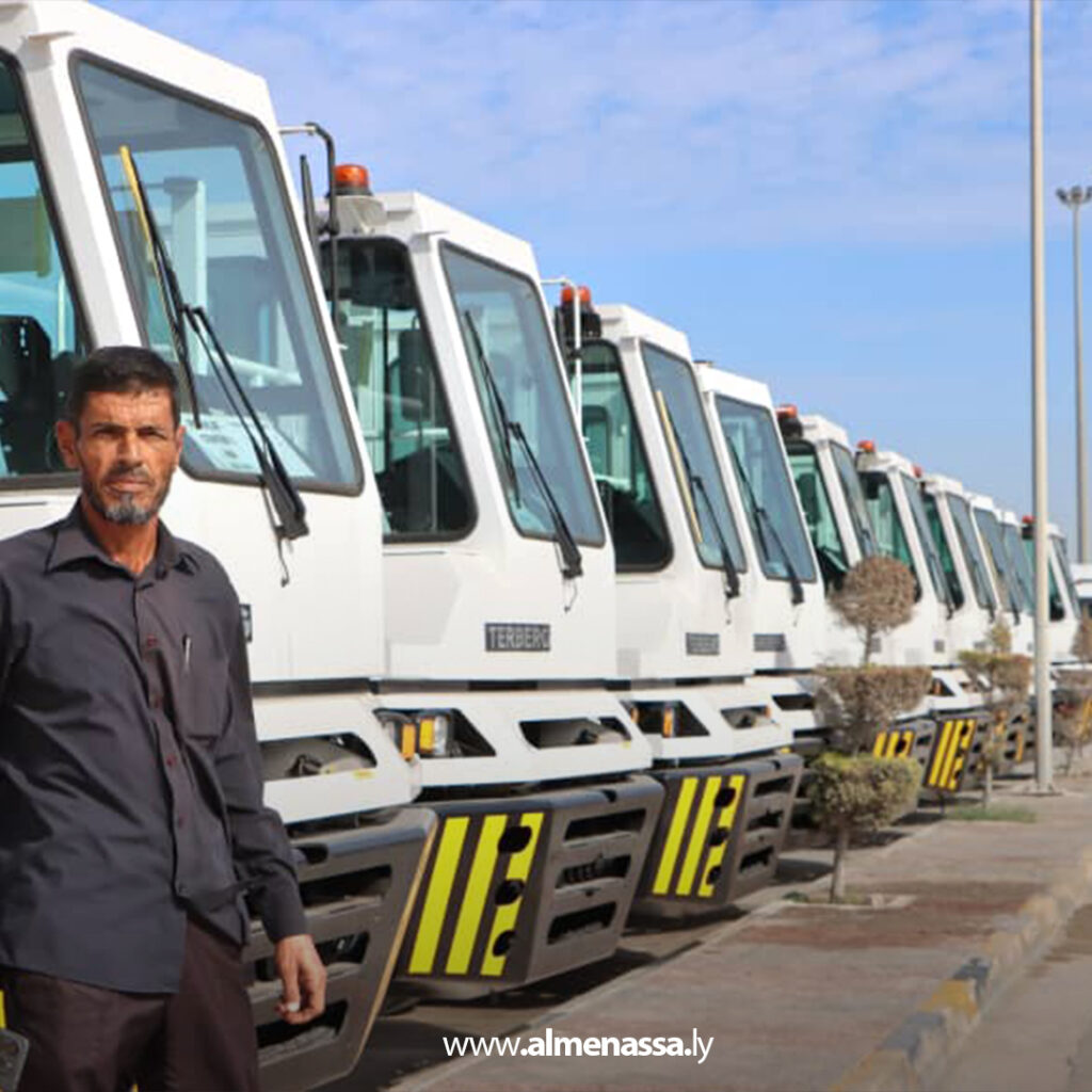 Extra 26.jpg7 26 ميناء المنطقة الحرة جليانة يستلم 20 شاحنة جديدة لتطوير أسطول النقل