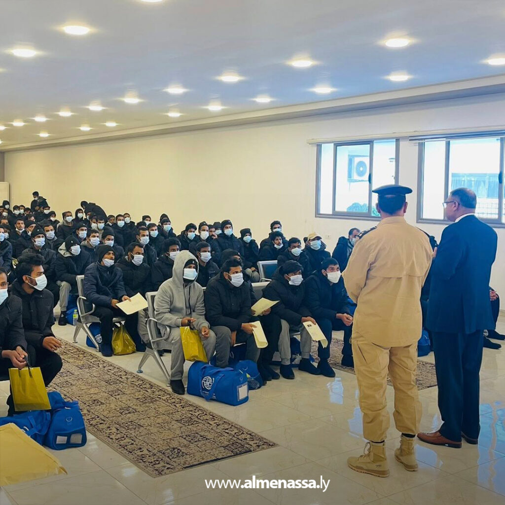 Extra 267 عودة 173 مهاجرا بنغلاديشيا من ليبيا إلى بلادهم بالتنسيق مع منظمة الهجرة الدولية