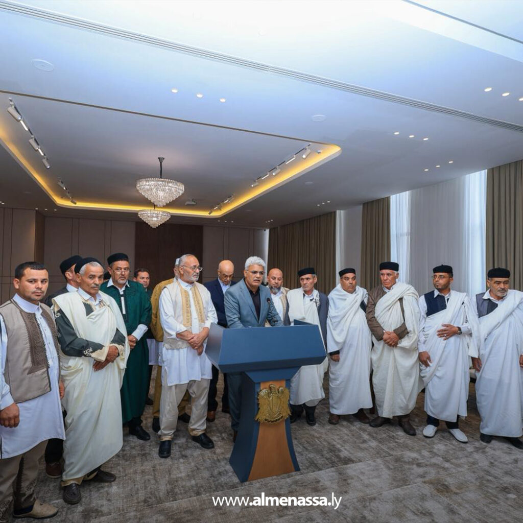 Extra 27.jpg9 27 القائد العام يستقبل مشايخ وأعيان وحكماء قبائل مدينة ككلة في مدينة المشير العسكرية