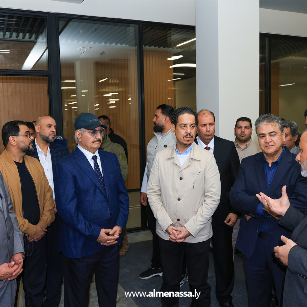 Extra 4.jpg111111111111111111 4 القائد العام للقوات المسلحة المشير خليفة حفتر يتفقد مشاريع الإعمار في مدينة بنغازي