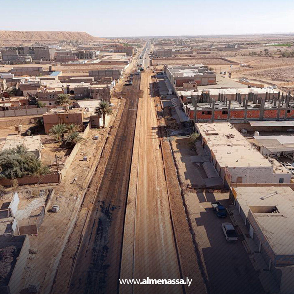 Extra 87.jpg3 87 قرب الانتهاء من تطوير مدخل براك الشاطئ بالطريق المزدوج