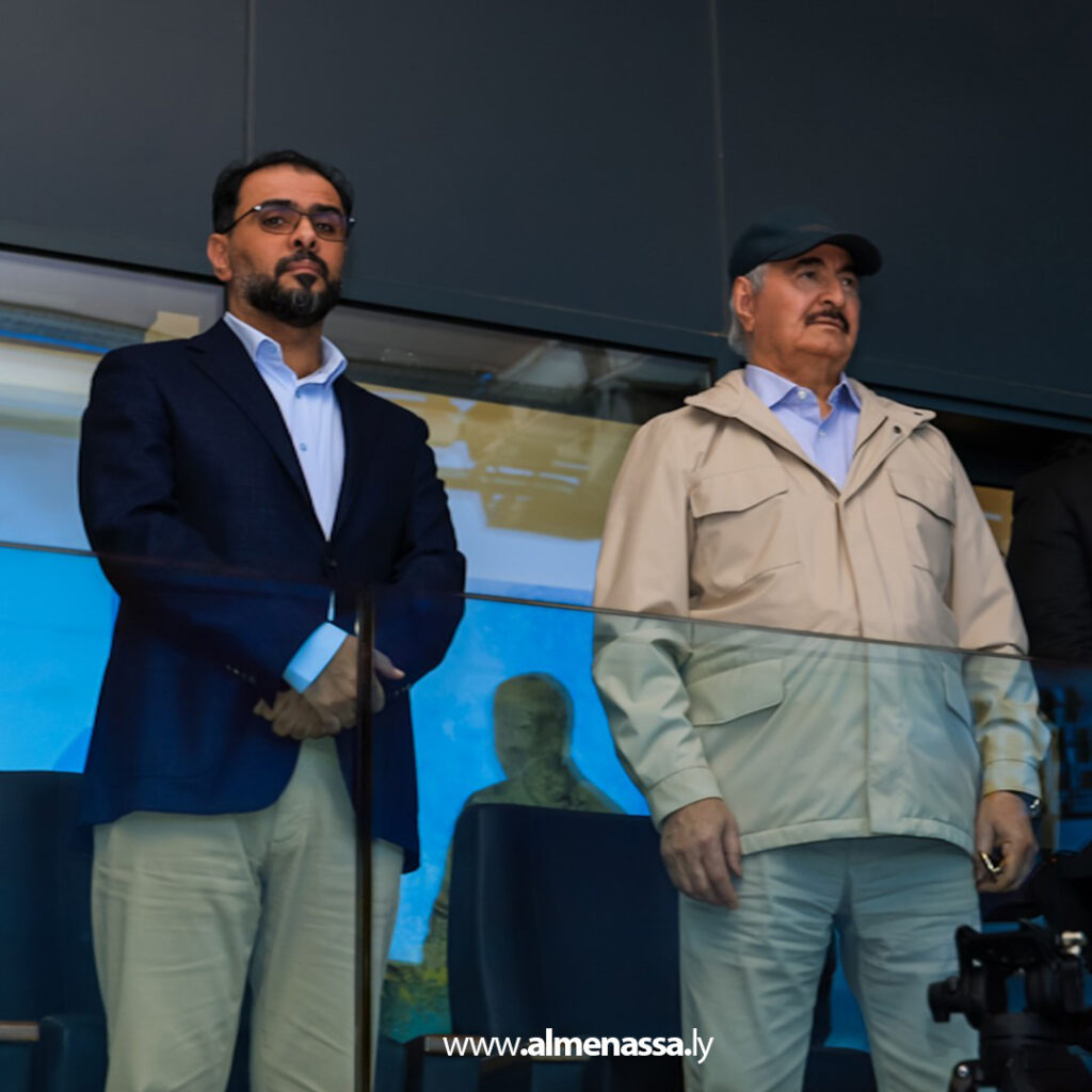 Extra 91 القائد العام يفتتح ملعب الاتحاد العسكري في مدينة المشير بحضور حكومي وعسكري