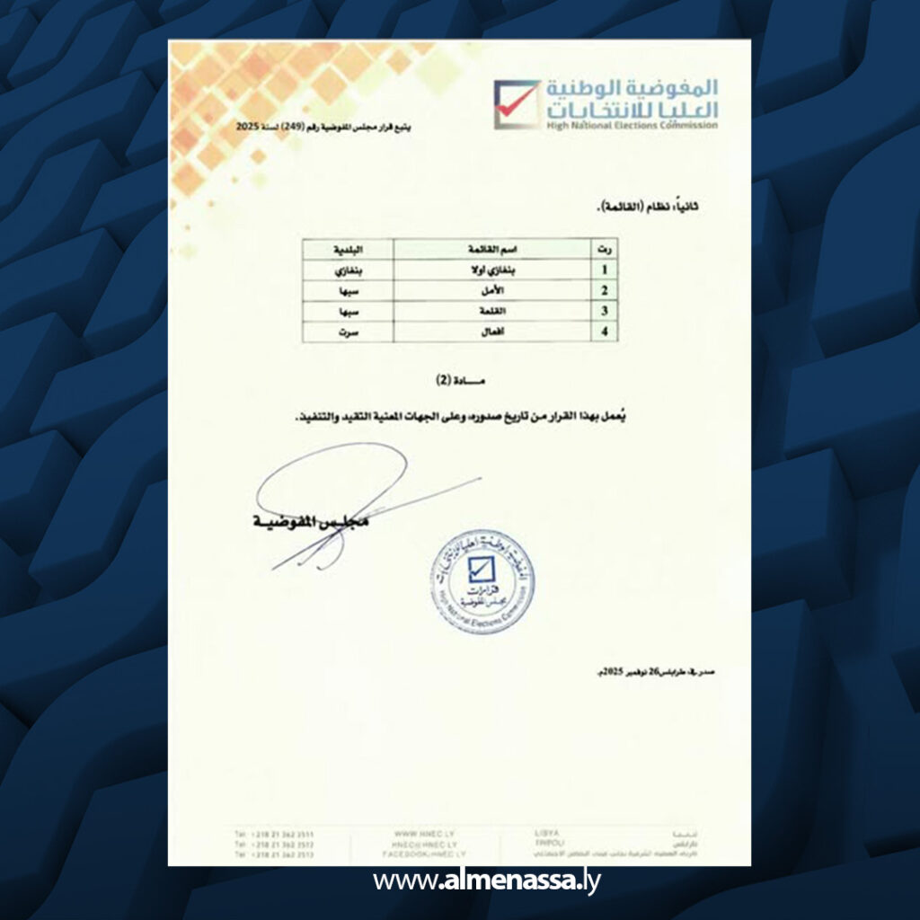 Extra 94.jpg1 94 المفوضية تعلن المرشحين المستبعدين من الانتخابات البلدية لانتفاء شرط التزكية