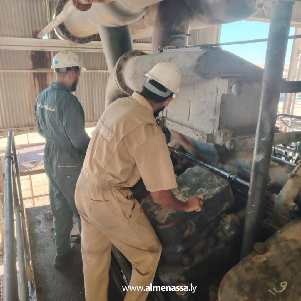 Extra Recovered 20.jpg1 20 إعادة تشغيل المحرك وضاغط الغاز K2 بعد استكمال العمرة الجسيمة في حقل النافورة