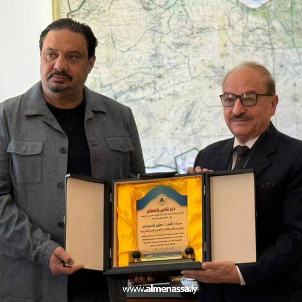 Extra Recovered 26 رئيس جهاز مكافحة الهجرة غير الشرعية يستقبل رئيس الجالية السورية في ليبيا