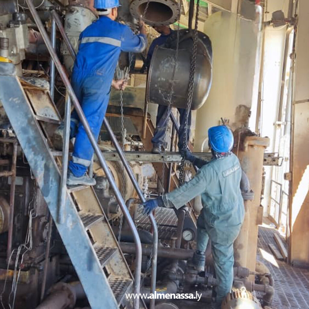 Extra Recovered 29 إعادة تشغيل المحرك وضاغط الغاز K2 بعد استكمال العمرة الجسيمة في حقل النافورة