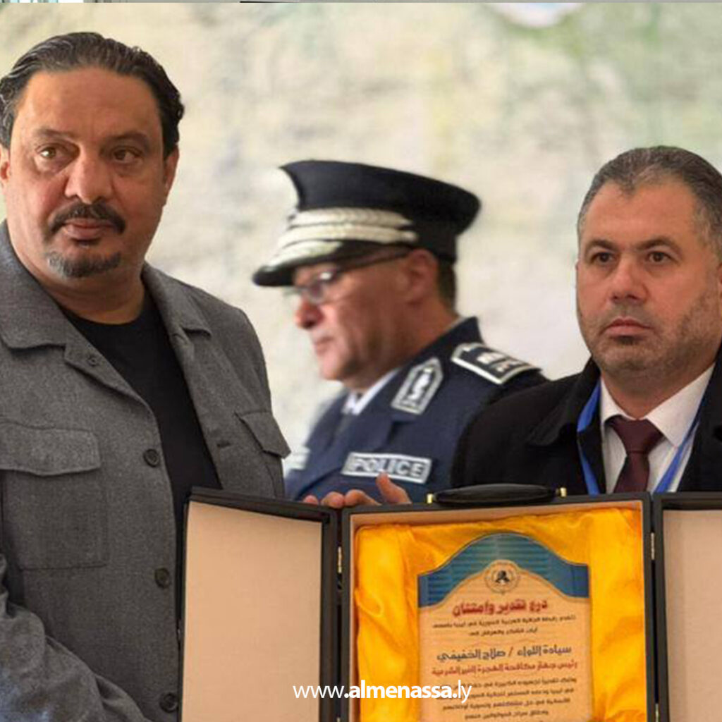 Extra Recovered.jpg111 رئيس جهاز مكافحة الهجرة غير الشرعية يستقبل رئيس الجالية السورية في ليبيا