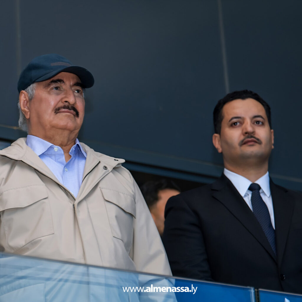 Extra.jpg111 القائد العام يفتتح ملعب الاتحاد العسكري في مدينة المشير بحضور حكومي وعسكري