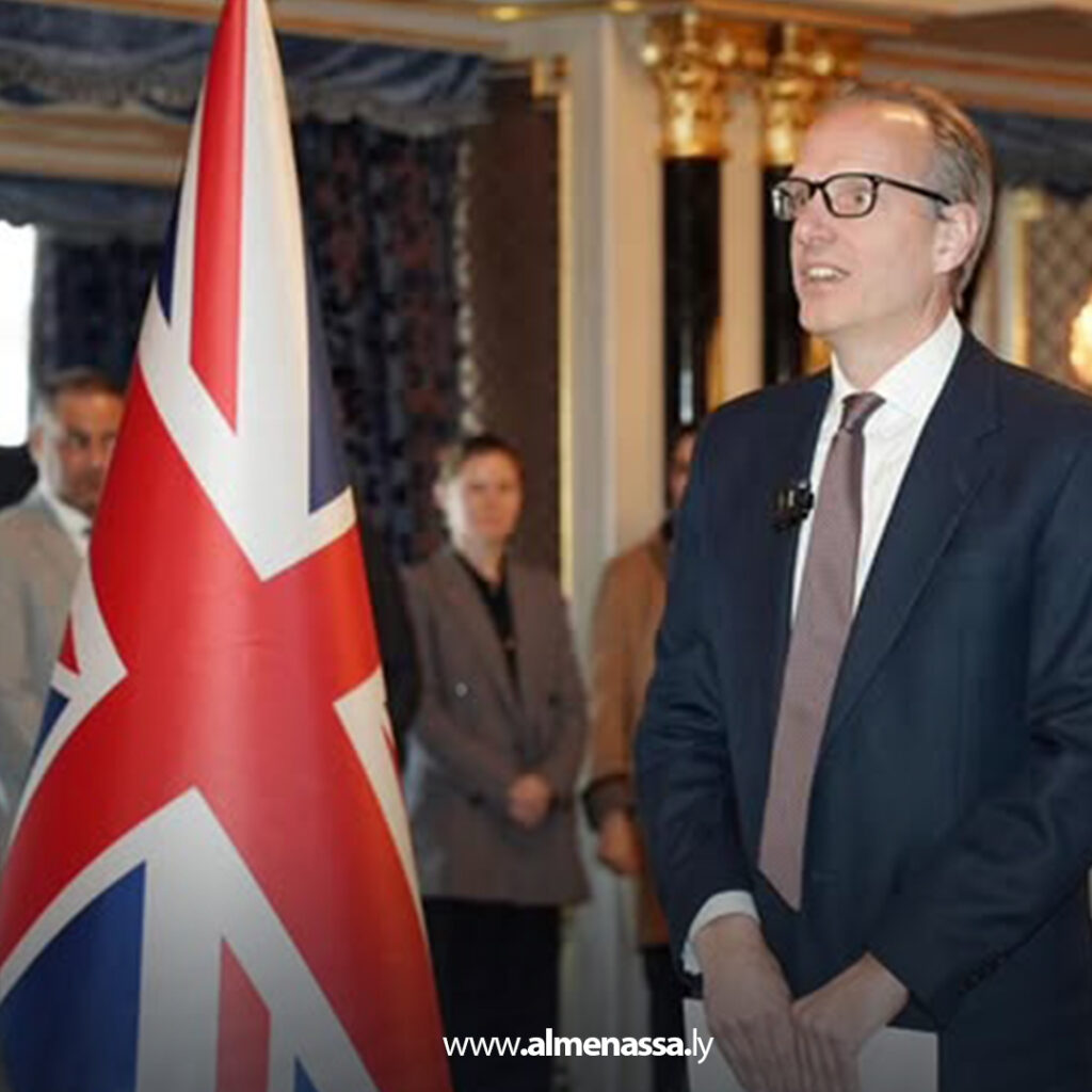 Extra 120.jpg1 120 المنفي يعتمد أوراق اعتماد السفير البريطاني الجديد في ليبيا