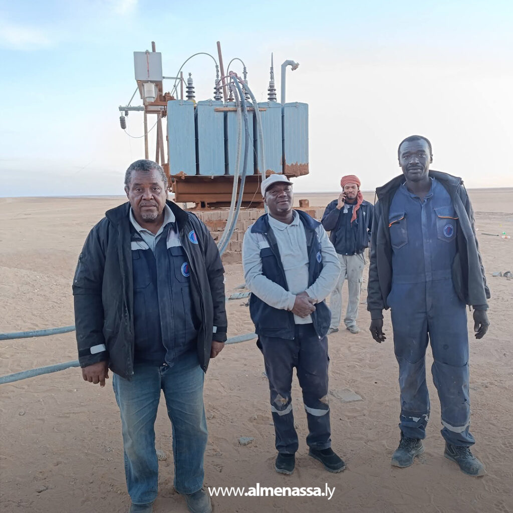 Extra 161 شركة الكهرباء تعلن شحن محطة تحويل وديان تراغن