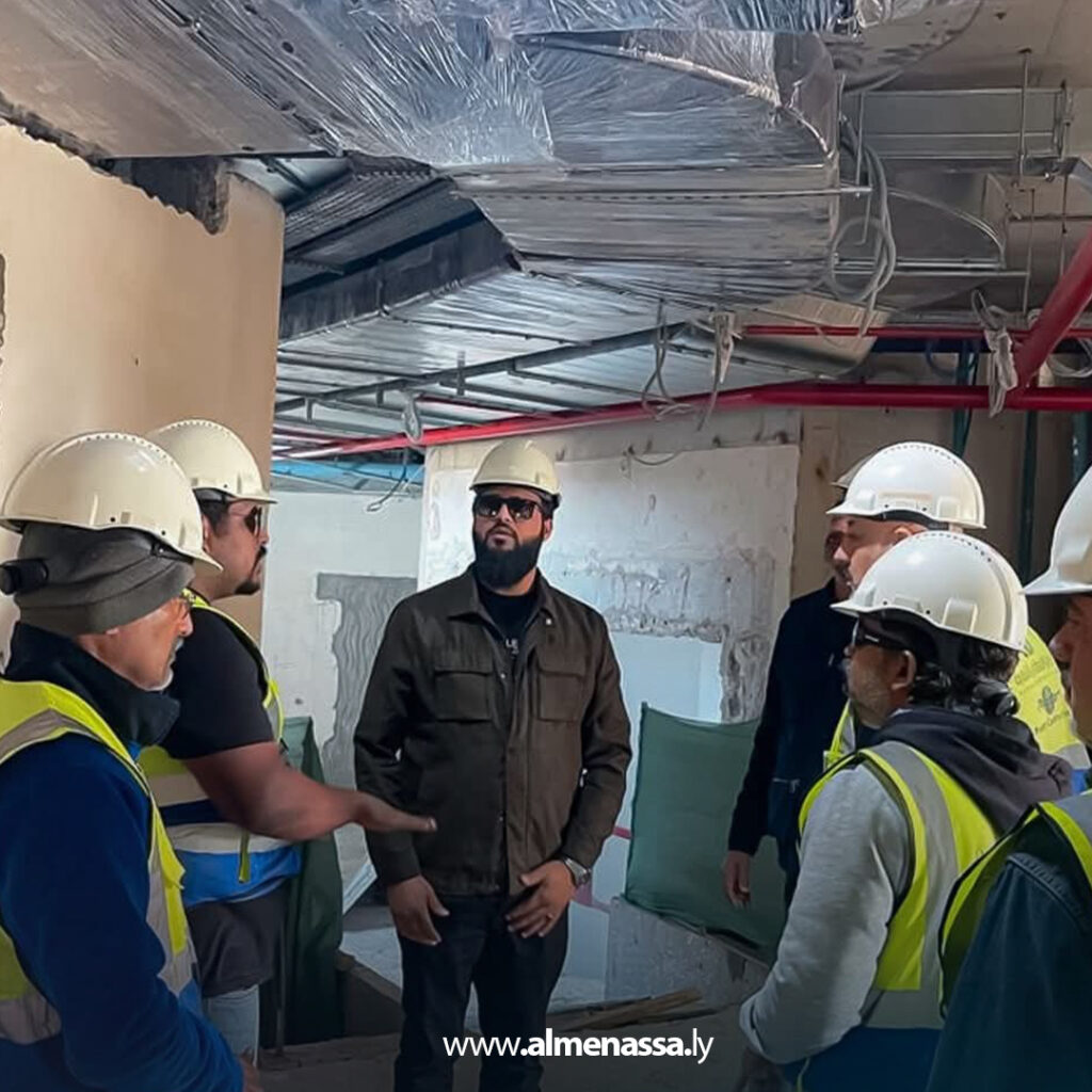 Extra 174 مشروع صيانة وتطوير فندق الميناء بسرت يتقدم بخطوات متسارعة