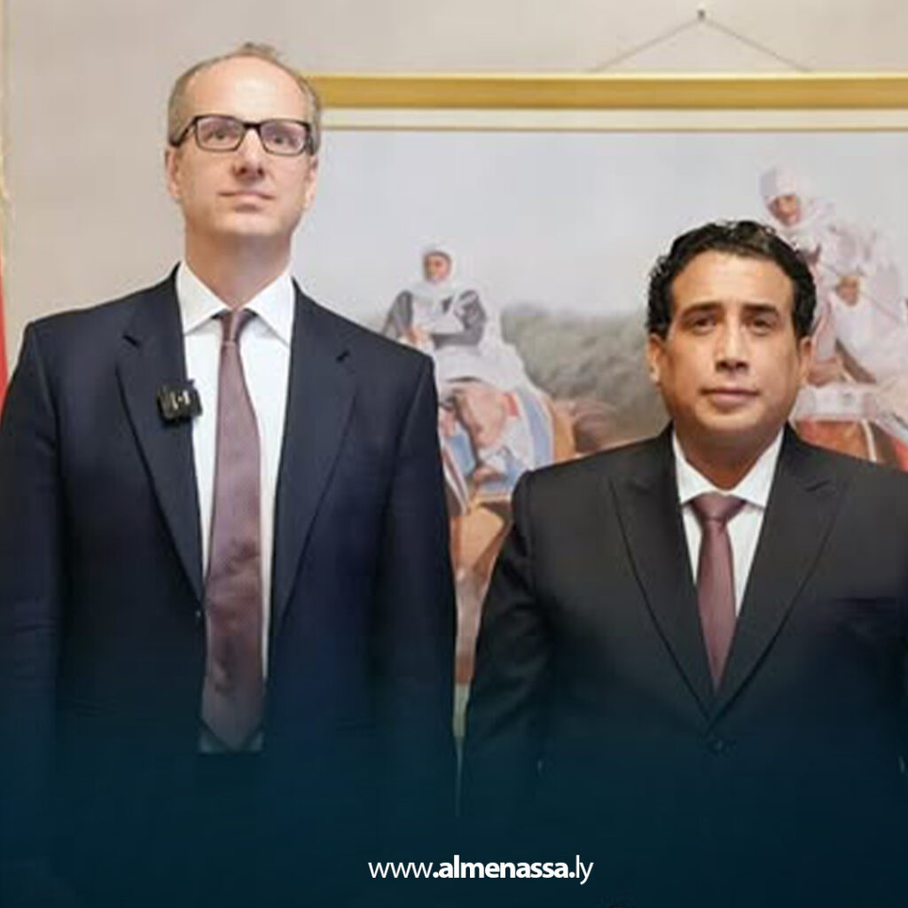 Extra 96.jpg2 96 المنفي يعتمد أوراق اعتماد السفير البريطاني الجديد في ليبيا