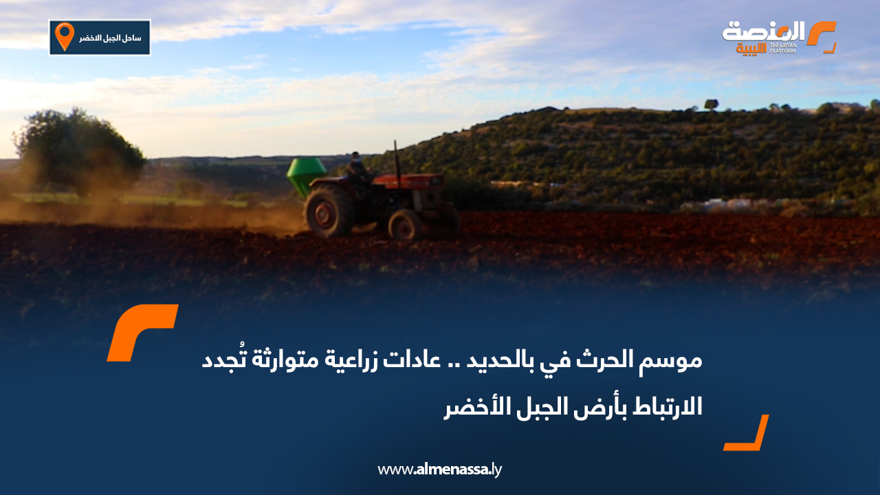 موسم الحرث في بالحديد.. عادات زراعية متوارثة تُجدد الارتباط بأرض الجبل الأخضر